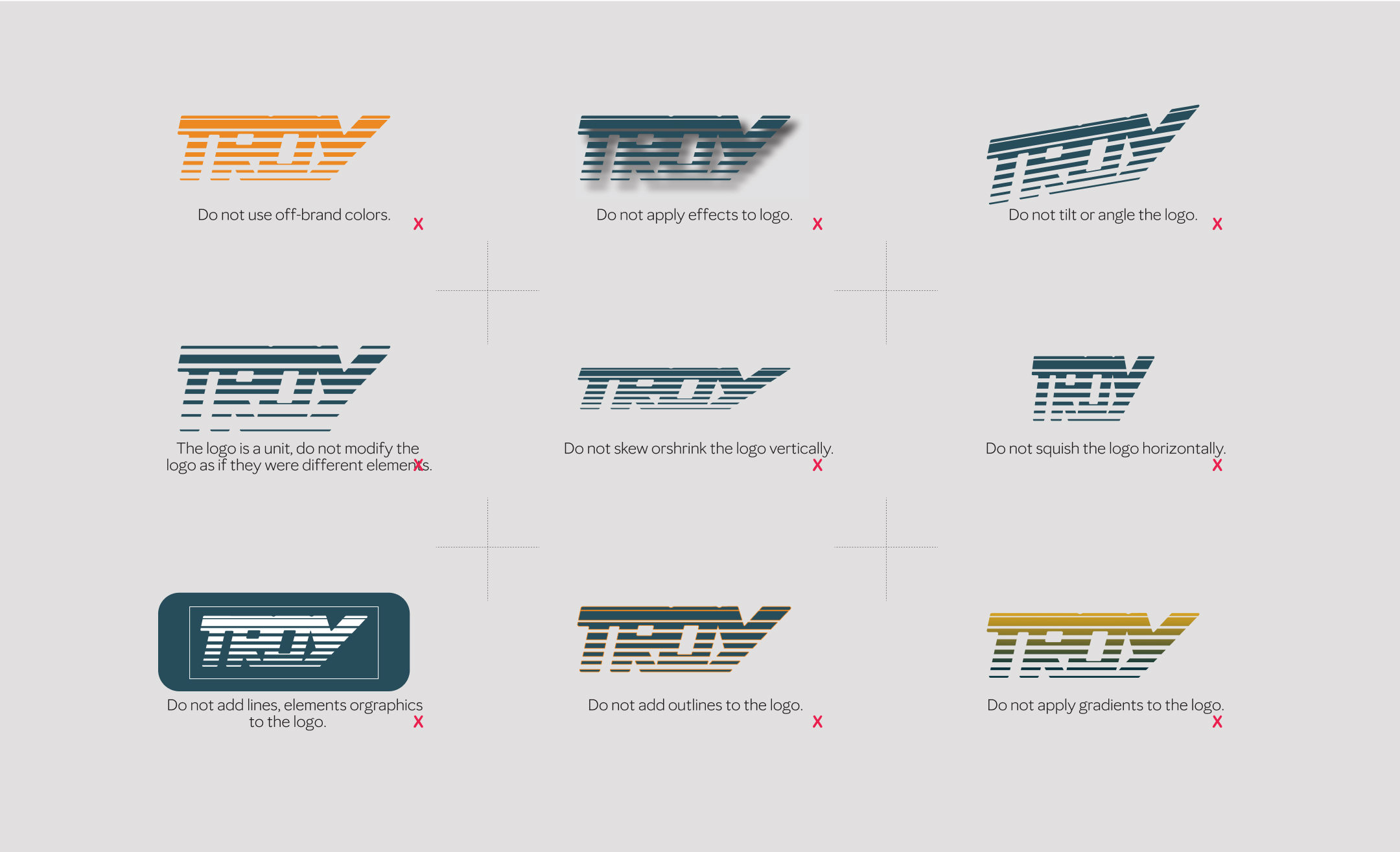Logo Don'ts
